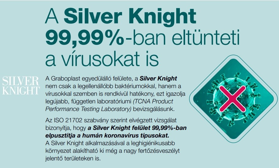 silver knight diamond tech egészségügyi pvc padló kórház europarkett pesti út áruház vírus