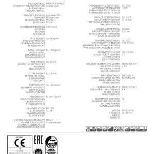 e-blend hurkolt irodai padlószőnyeg hotel