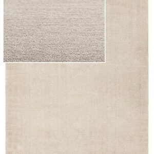 Feel 50 puha mosható bézs darabszőnyeg középszőnyeg nyírt egyszínű mogyoró