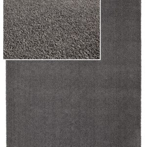 Kiss 100 puha mosható szürke darabszőnyeg középszőnyeg nyírt egyszínű sötétszürke