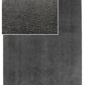 Reno 30 extra puha mosható sötétszürke darabszőnyeg középszőnyeg nyírt egyszínű szürke