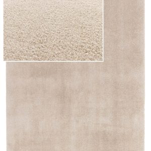 Reno 50 extra puha mosható bézs darabszőnyeg középszőnyeg nyírt egyszínű világos bézs